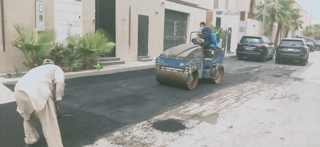 Al Wadi, Construction, شغل اسفلت زفلت طريق شارع مستودع محطة.. زفلت م