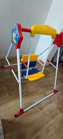 Al Malaz, Furniture, SAR 839,  Dell Flat Monitor 25", Kids Swing,3-Door Shoe Rack, Kitchen Table, Side Corner Table