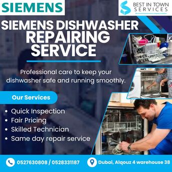 Dubai, Appliance Repair, SIEMENS DISHWASHER REPAIRING SERVICE DUBAI