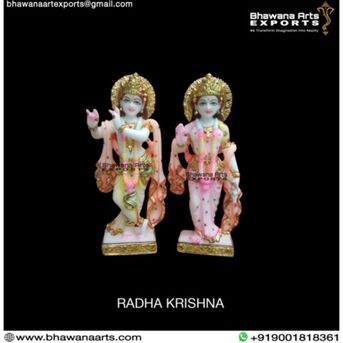 Jaipur, Clothing & Accessories, INR 21000,  Pure Marble Radha Krishna Statue &ndash; Divine & Artistic