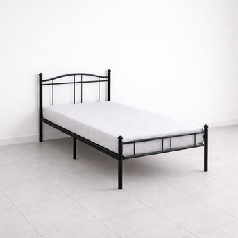 Riffa, Furniture, BHD 18,  I Want To Urgently Sell My Good Condition Single Metal Bed With Mattress