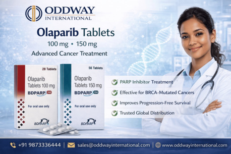 Cape Town, Wholesale Products, Buy Olaparib 100 150mg | Fast Delivery From India To Nigeria | Oddway International