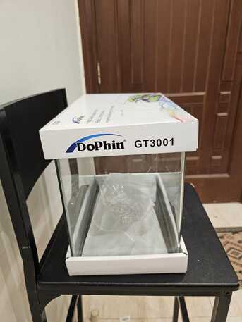 Jeddah, Pet Supplies, SAR 150,  Curved Glass Fish Tank (Aqurium) Free Stones & Small Rond Tank