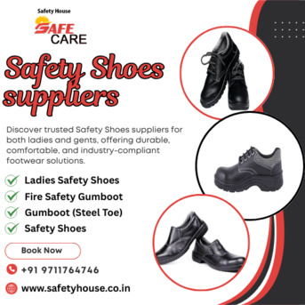 New Delhi, Materials, Top Safety Shoes Suppliers For Men & Safety Glove By Safety House