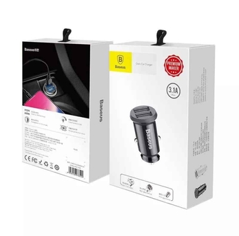 Hofuf, Electronics, SAR 10,  Baseus Car Fast Charger With 2 Usb Ports