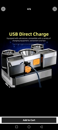 Hofuf, Electrical & Plumbing, SAR 20,  Portable USB Rechargeable Headlight For Outdoor.  4 LED Headlamp