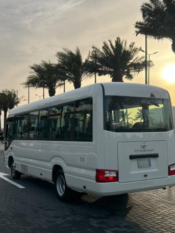 Jeddah, Automotive, Coaster 2020 Model For Rent With Driver