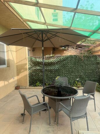 Ghirnatah, Furniture, SAR 1200,  Outdoor Umbrella With Dining Table And Chairs