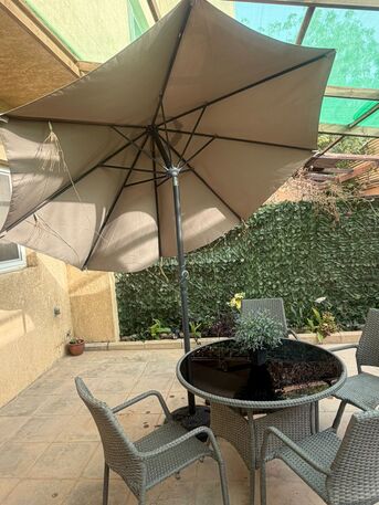 Ghirnatah, Furniture, SAR 1200,  Outdoor Umbrella With Dining Table And Chairs
