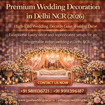 New Delhi, Event Planning, Premium Wedding Decoration In Delhi NCR 2026 Ideas