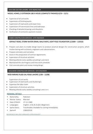 Khobar, Job Seekers, Site Civil Emgineer