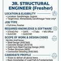 Jr. Structural Engineer (Fresher)