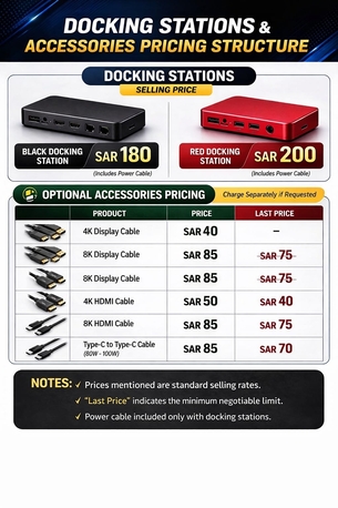 Thuqbah, Electronics, SAR 200,  Lenovo ThinkPad USB-C Thunderbolt Universal Docking Stations