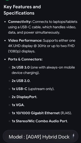 Thuqbah, Electronics, SAR 200,  Lenovo ThinkPad USB-C Thunderbolt Universal Docking Stations