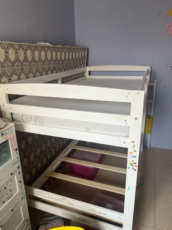 Riyadh, Furniture, SAR 375,  Kids Bunk Bed With Two Mattress