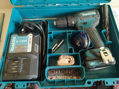 Al Barsha, Tools, AED 650,  Makita Combi-Drill Cordless Hammer Metal Wood Drill & Driver 12v In Perfect Condition