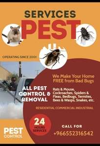 PEST CONTROL SPRAYS&BED BUGS Solution With Guaranteed &House Furniture Shifting Service