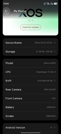 Riyadh, Mobile Phones, SAR 1300,  Infinix Note 60 Pro (PTA Approved)