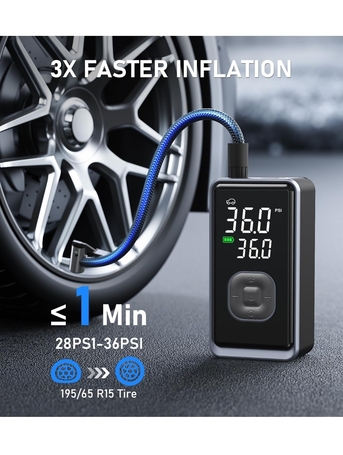 Hofuf, Auto Parts, SAR 95,  Tire Inflator Portable Air Compressor, Cordless