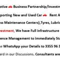 Automotive Business Investment Opportunity