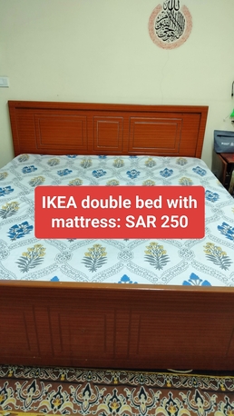 Khobar, Furniture, SAR 550,  IKEA BED WITH MATTRESS: SAR 250 BODY SHAKING MACHINE: SAR 250 GAS STOVE WITH TABLE: SAR 50