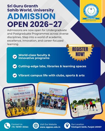 Punjab, Education, M.Sc. Hons Physics In Punjab