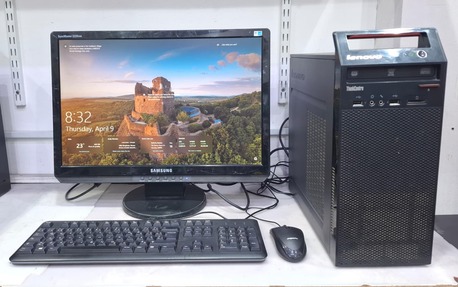 Manama, Computers, BHD 43,  Special Offer LENOVO Core I5 Computer Set 22" HD Monitor 8GB RAM + 500GB HDD Ready To Use