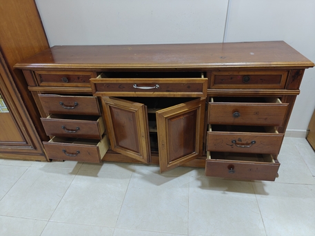 Dammam, Furniture, SAR 300,  Wooden Credenza/Buffet - 10 Door