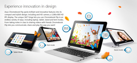 Sanad, Computers, BHD 20,  ASUS Touch Screen 360 Chromebook 4GBRAM/16GB Storage Best For Education