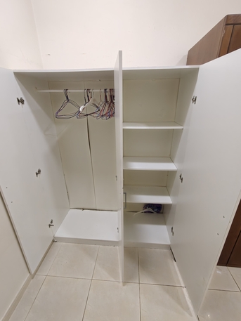 Dammam, Furniture, SAR 300,  White Wardrobe - 2 Door