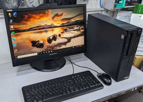Manama, Computers, BHD 58,  Core I7 PC 8GB RAM 22" FHD Monitor Built-in Camera, Speaker Plug & Play Teams,Zoom Install