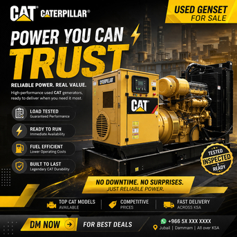 Jubail, Heavy Equipment, SAR 40000,  Used Generator CATERPILLAR