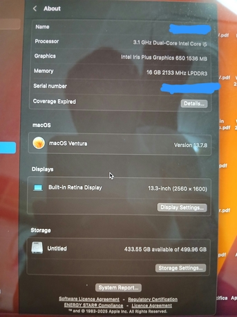 Jubail, Computers, SAR 1450,  Apple Macbook Pro 2017