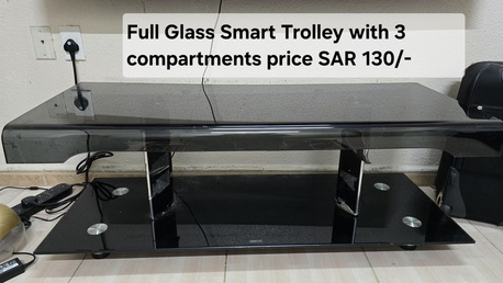 Al Khobar Al Shamalia, Furniture, SAR 130,  TV Trolley Full Glass