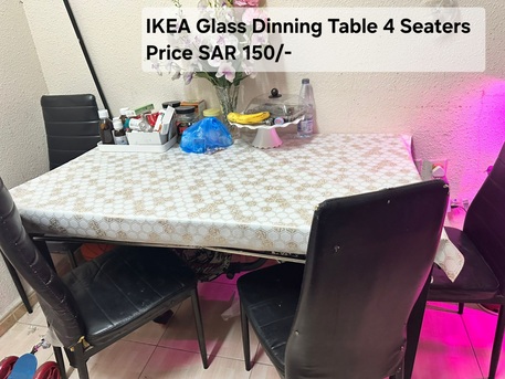 Al Khobar Al Shamalia, Furniture, SAR 150,  Dinning Table With 4 Chairs Price Drop Last Chance