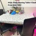 SAR 150,  Dinning Table With 4 Chairs Price Drop Last Chance