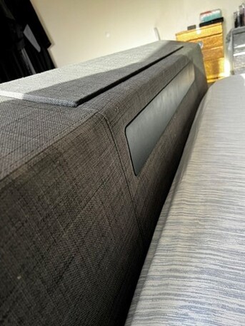 Khobar, Furniture, SAR 3000,  Luxury Super King Multimedia Bed (200?210) With Built‑In Speakers, Subwoofer & Hidden Moto