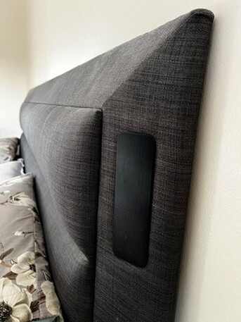 Khobar, Furniture, SAR 3000,  Luxury Super King Multimedia Bed (200?210) With Built‑In Speakers, Subwoofer & Hidden Moto
