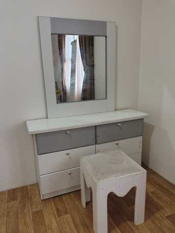 Riyadh, Furniture, SAR 700,  King Size Bed With Mattress + Dressing Table + 2 Side Table