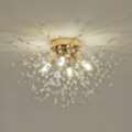SAR 175,  4-Light Gold Sputnik Flush Mount Ceiling Light