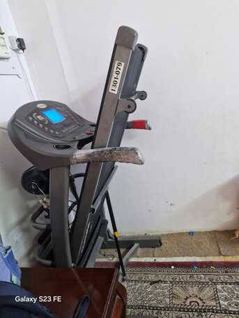 Riyadh, Heavy Equipment, SAR 550,  Olympia Heavy Duty Treadmill (Model 1301-079) With Backbone Massager & Accessories