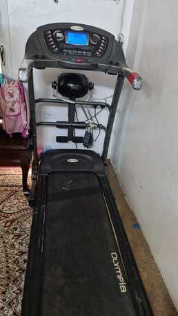 Riyadh, Heavy Equipment, SAR 550,  Olympia Heavy Duty Treadmill (Model 1301-079) With Backbone Massager & Accessories