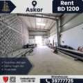 BHD 1200,  360 Sq. Meter,  Workshop / Warehouse For Rent &ndash; Askar (Near ALBA) | BD 1,200/-