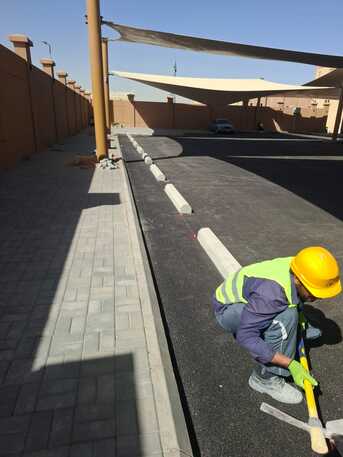 Riyadh, Construction, Road Asphalt Construction Work Contractor