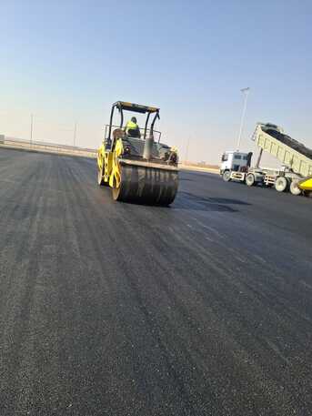 Riyadh, Construction, Road Asphalt Construction Work Contractor