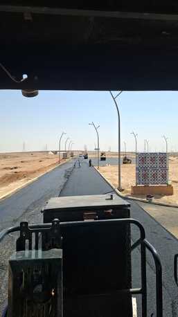 Riyadh, Construction, Road Asphalt Construction Work Contractor