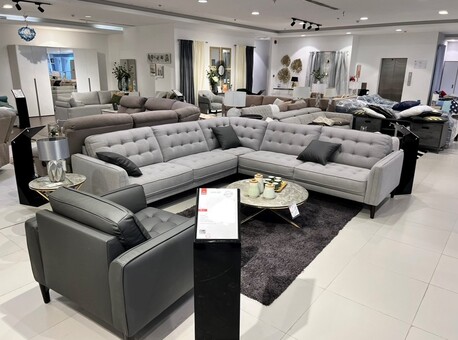 Khobar, Furniture, SAR 100000450,  Lshape Sofaset & Recliner From EDDY
