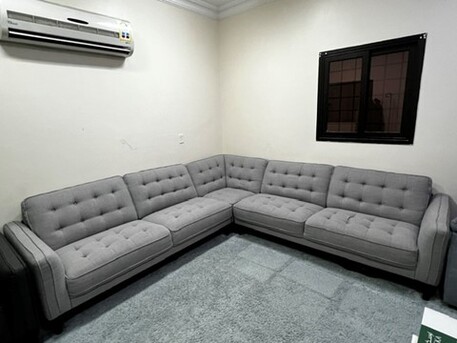 Khobar, Furniture, SAR 100000450,  Lshape Sofaset & Recliner From EDDY