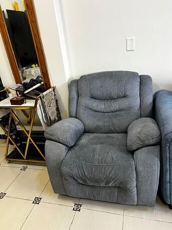 Khobar, Furniture, SAR 100000450,  Lshape Sofaset & Recliner From EDDY