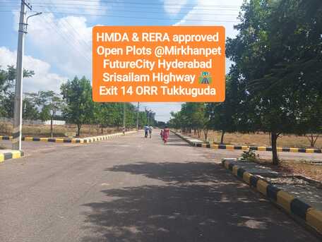 Hyderabad, Residential Plots, INR 15999,  253 Sq. Yard,  Srisailam Highway Plots In Hyderabad - Mirkhanpet 9701498367